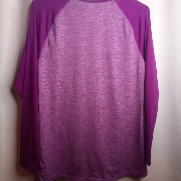 C9 Champion Shirt Women M Long Sleeve DuoDry Active Athletic Purple - Picture 5 of 16
